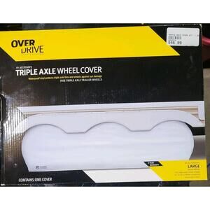 Triple Axle Wheel Cover Large White Fits Up To 29" Wheels Part# 80-247-142802-00